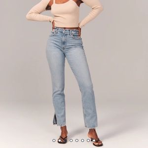Curve Love 90s Ultra High Rise Straight Jeans